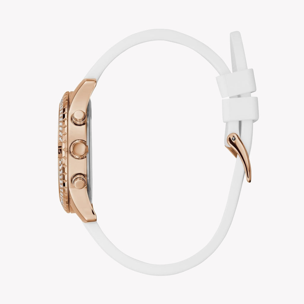 Guess Women's Rose Gold, Silicone Watch | W1098l5