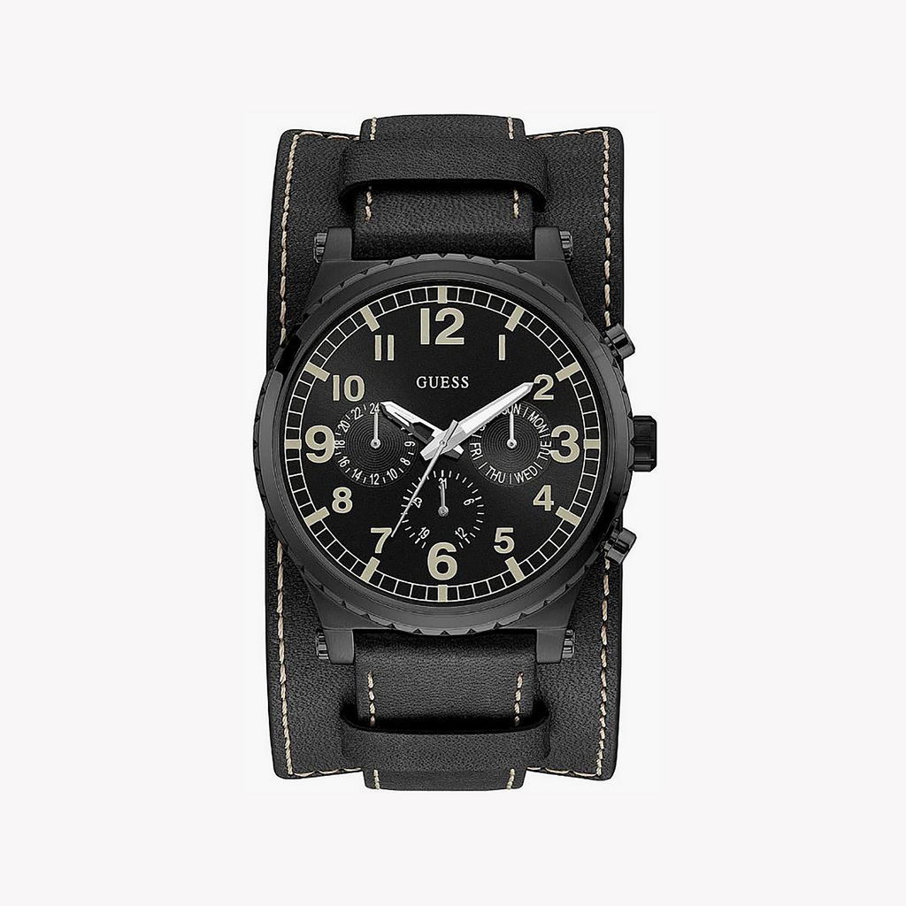Guess Men's Black Stainless Steel Watch | W1162g2