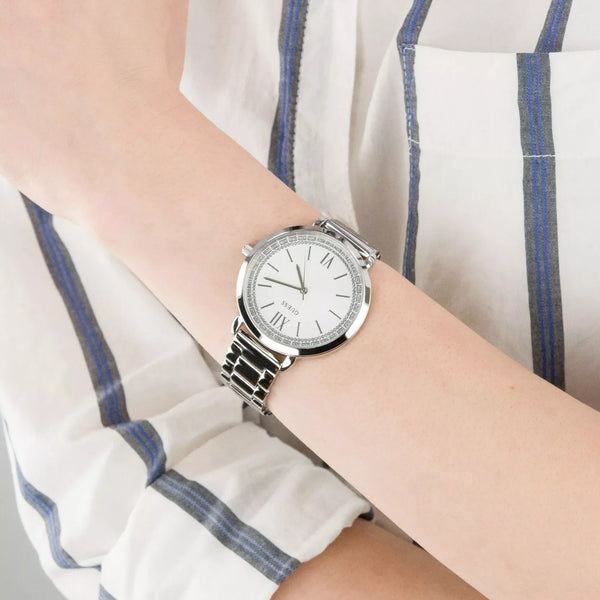 Guess Women's Silver Stainless Steel Watch | W1231l1 by i-watch