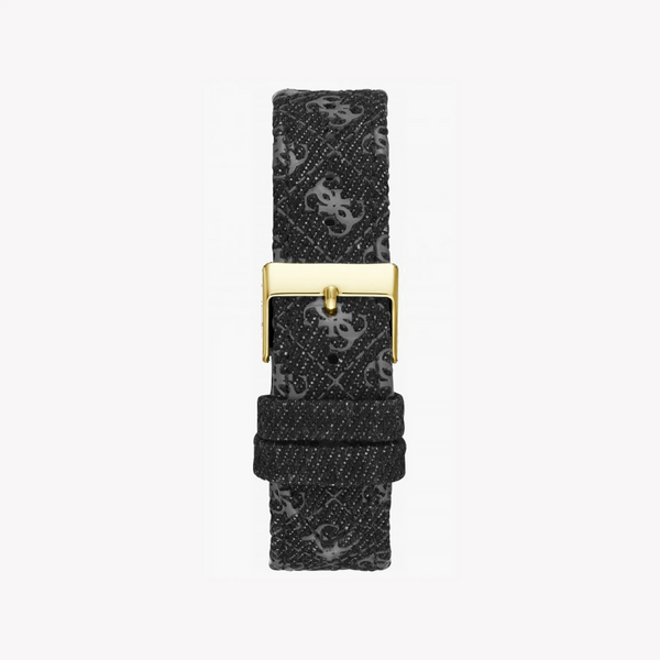 Guess Women's Gold/Black, Leather/Steel | W1278l2 by i-watch