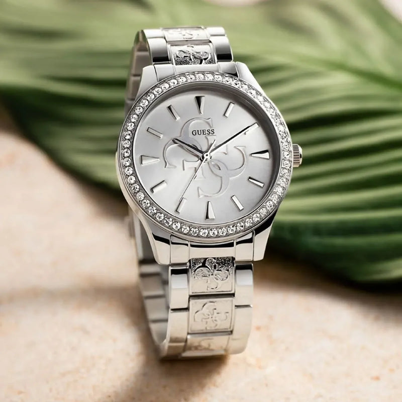 Guess Women's Silver Stainless Steel Watch | W1280l1 by i-watch