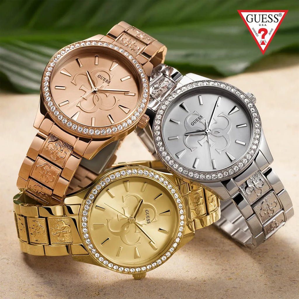 Guess Women's Silver Stainless Steel Watch | W1280l1