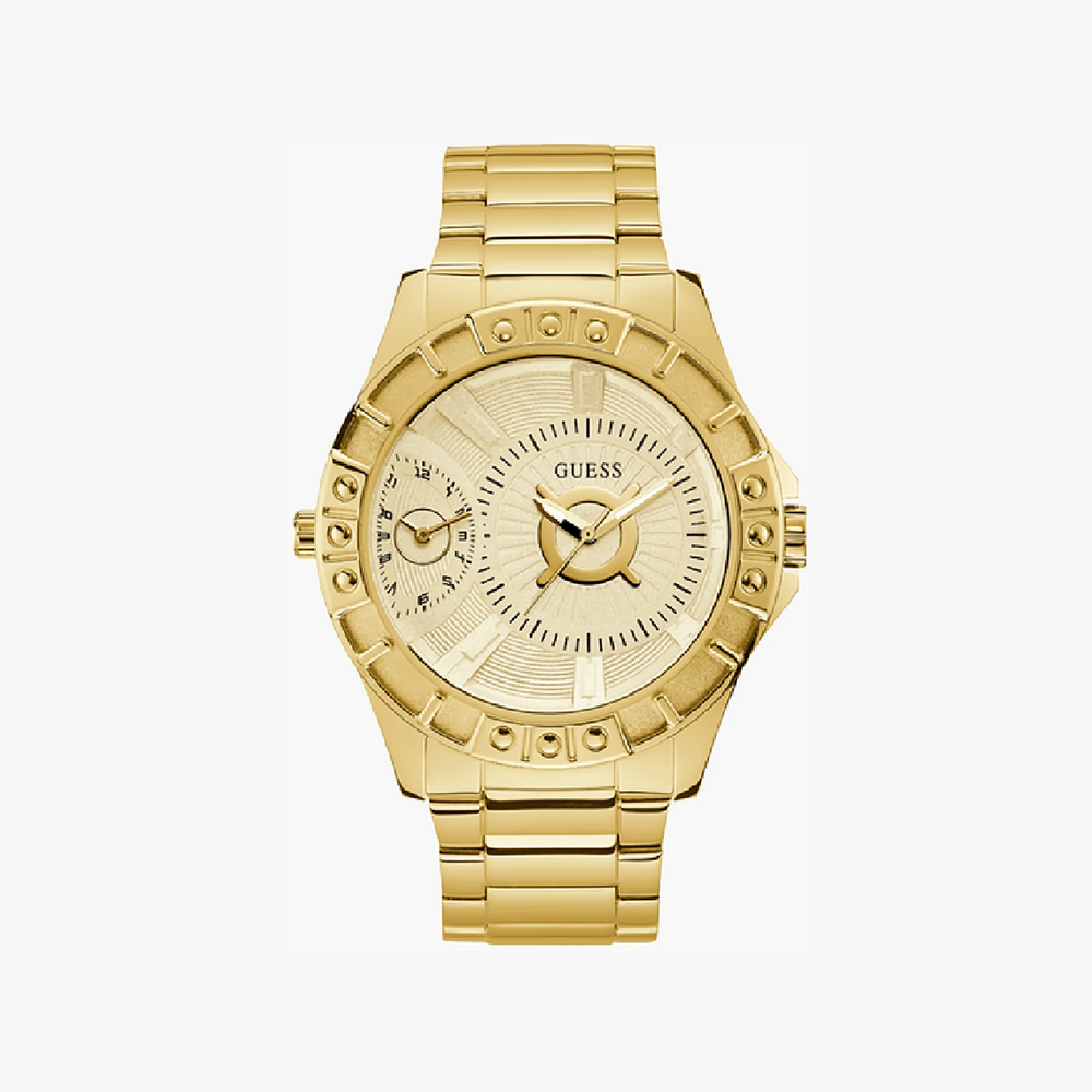 Guess Men's Gold Tone Stainless Steel Watch | W1298g1 by i-watch