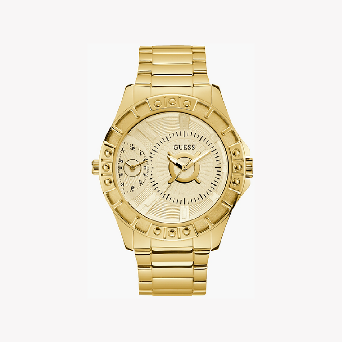 Guess Men's Gold Tone Stainless Steel Watch | W1298g1
