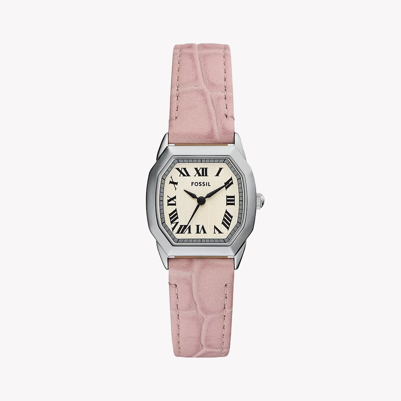 FOSSIL Women's Pink Leather Watch, Beige Dial | ES5406 by i-watch