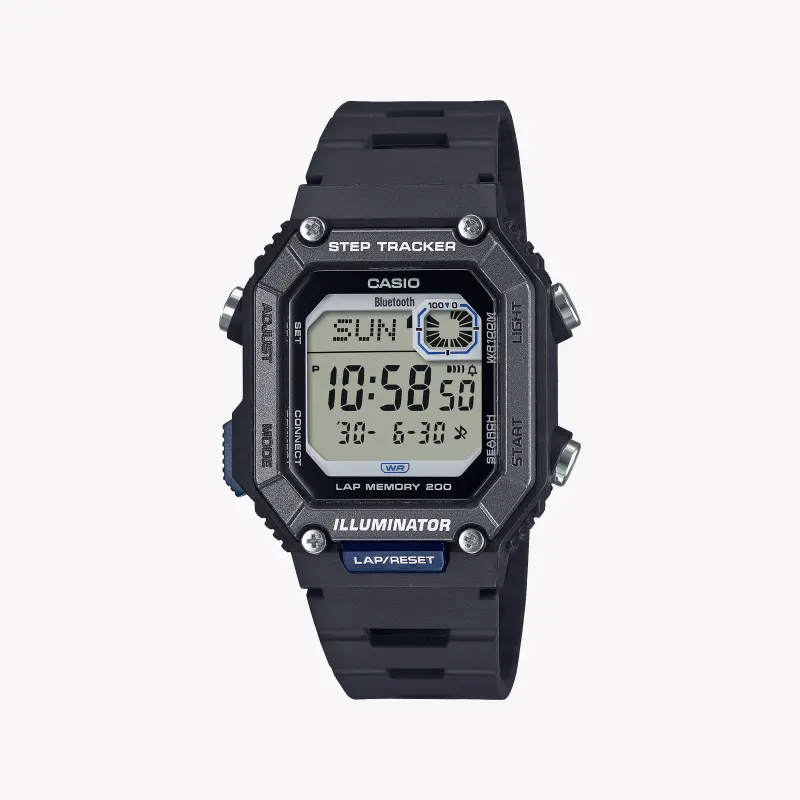 Casio Men's Black Resin Watch, Quartz Dial | Ws-B1000-1avef