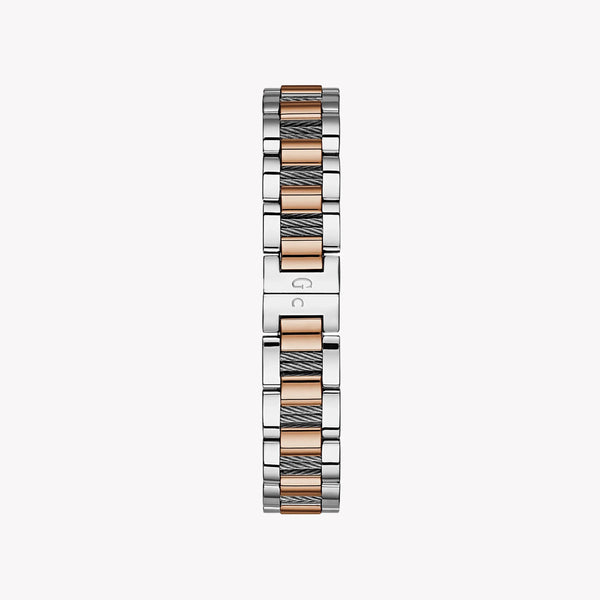 GUESS Women's Stainless Steel Silver & Rose Gold Watch Y18002L1 by i-watch