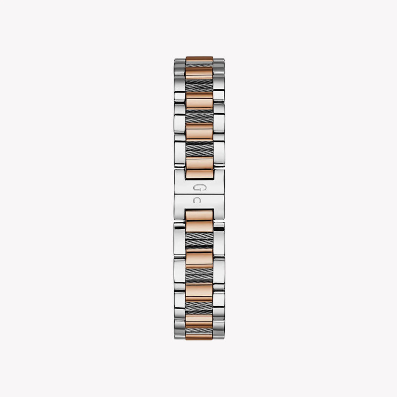 GUESS Women's Stainless Steel Silver & Rose Gold Watch Y18002L1 by i-watch