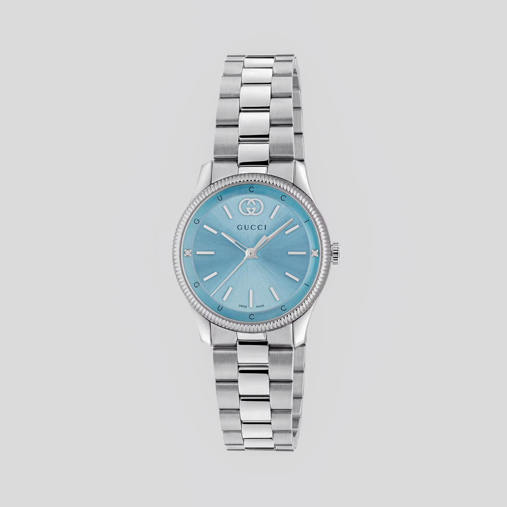 Gucci Unisex's Stainless Steel/Silver Watch | Ya1265068 by i-watch