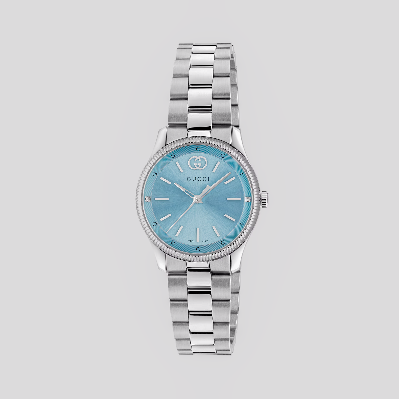 Gucci Unisex's Stainless Steel/Silver Watch | Ya1265068 by i-watch