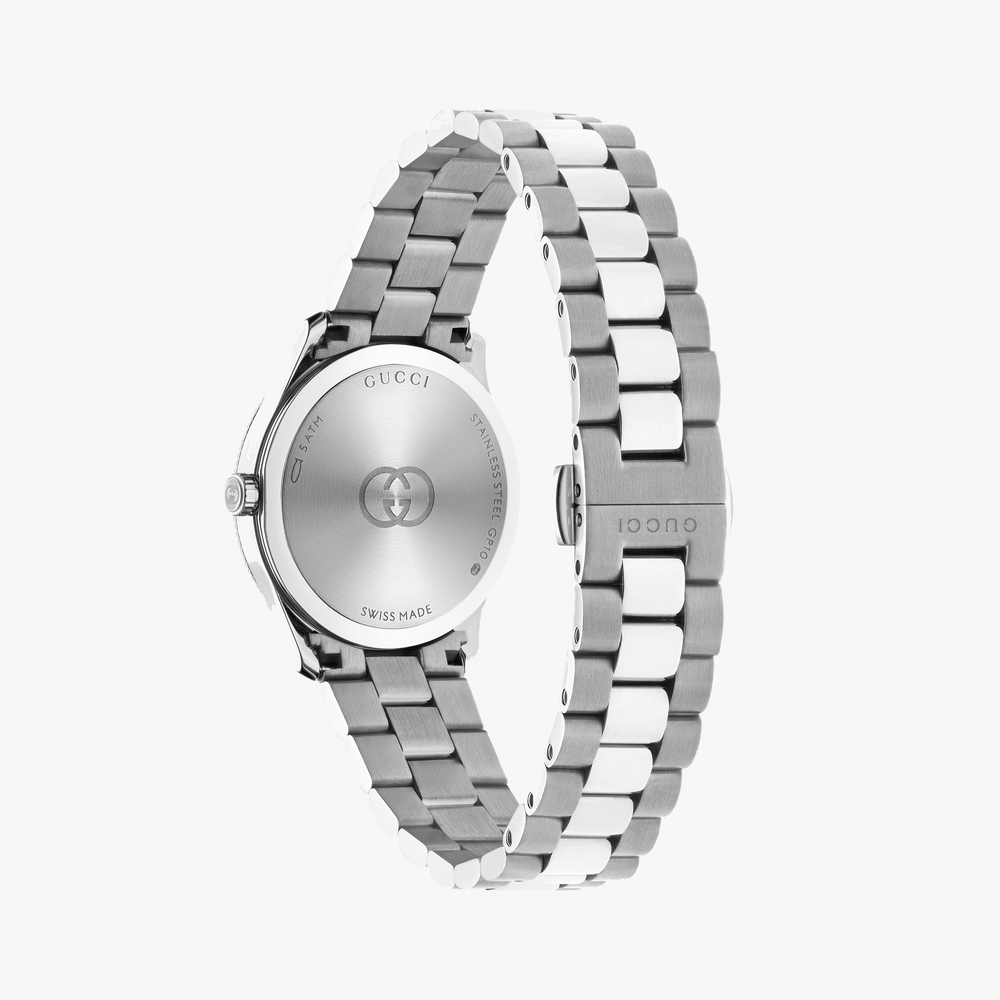Gucci Unisex's Stainless Steel/Silver Watch | Ya1265068 by i-watch