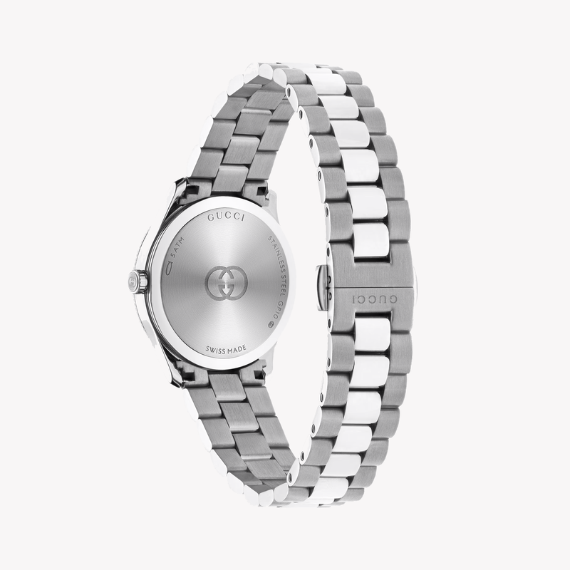 Gucci Unisex's Stainless Steel/Silver Watch | Ya1265068 by i-watch
