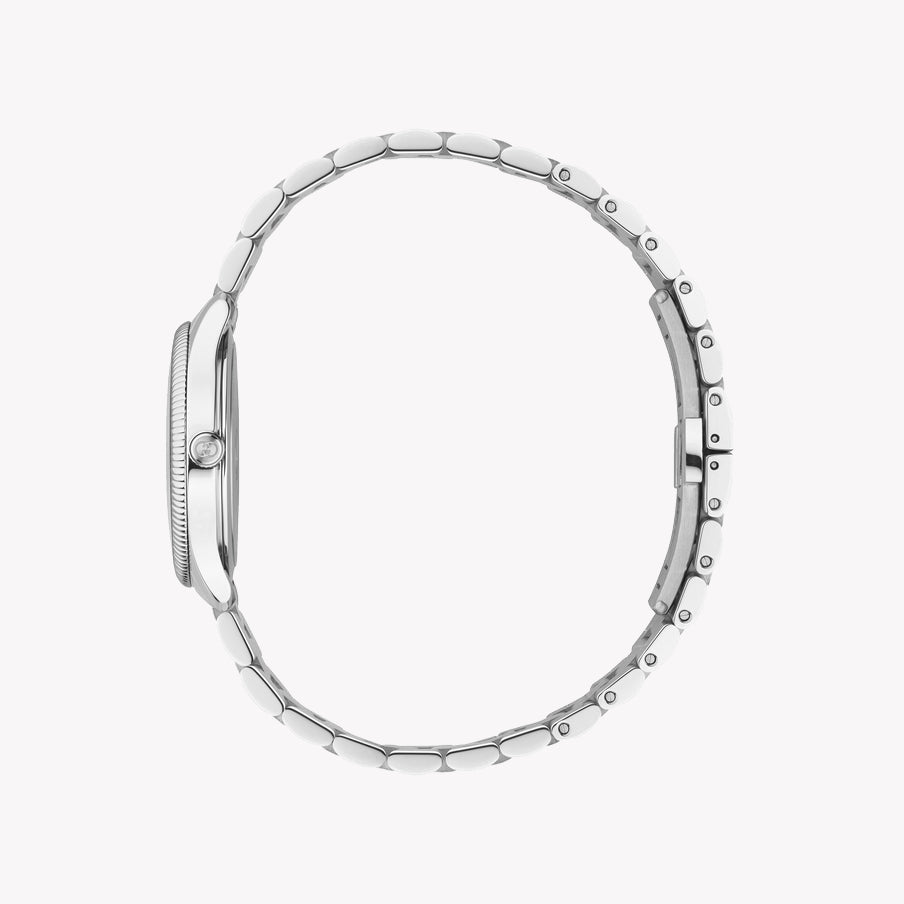 Gucci Unisex Stainless Steel, Red/Silver | Ya1265069