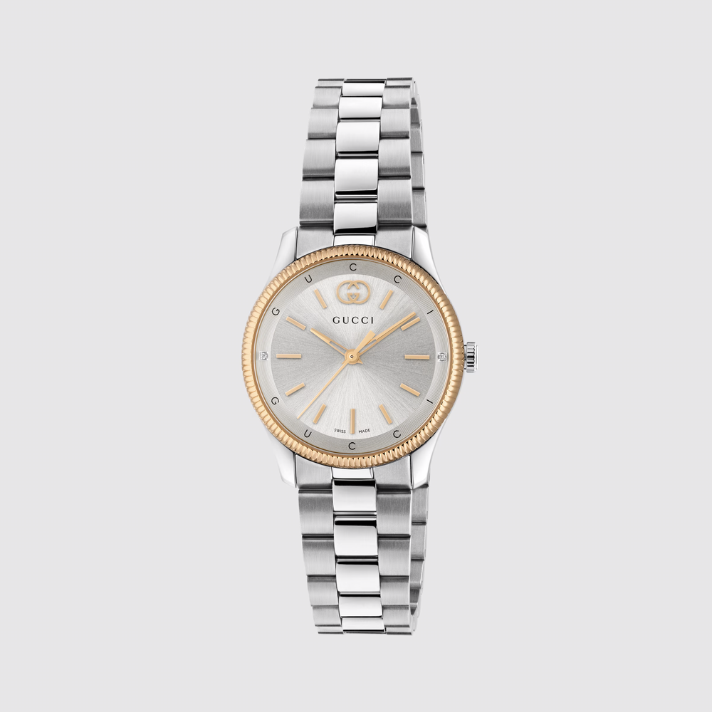 Gucci Women's Silver Watch, Stainless Steel | Ya1265070 by i-watch