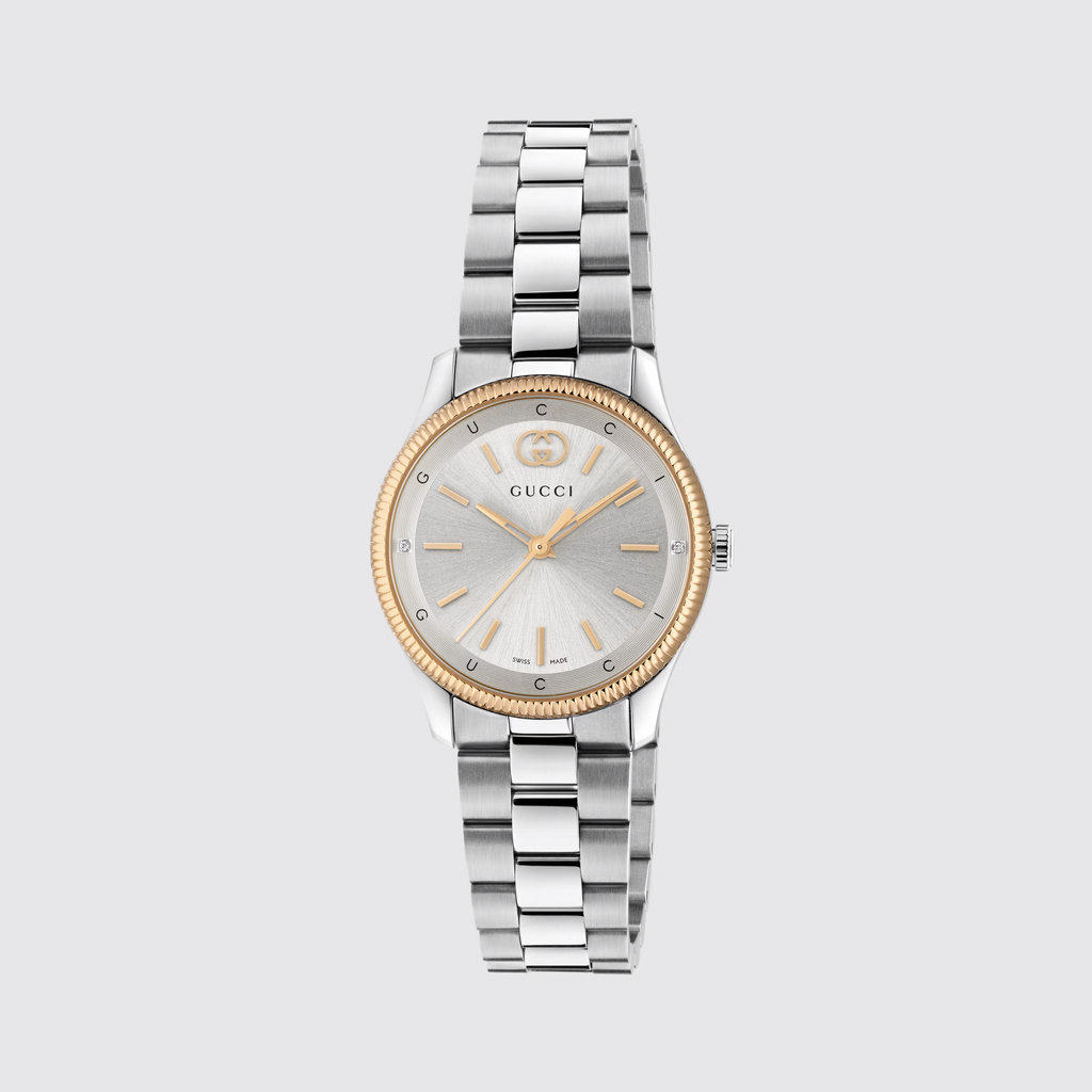 Gucci Women's Silver Watch, Stainless Steel | Ya1265070