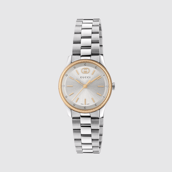 Gucci Women's Silver Watch, Stainless Steel | Ya1265070 by i-watch