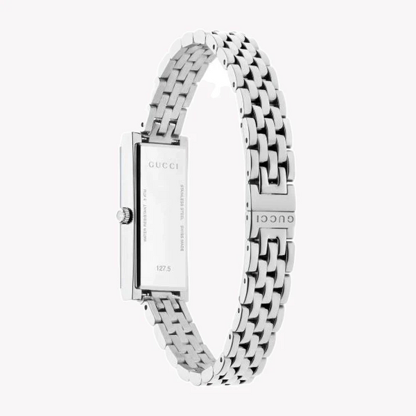 GUCCI Women's Stainless Steel Pink Dial Watch YA127516 by i-watch