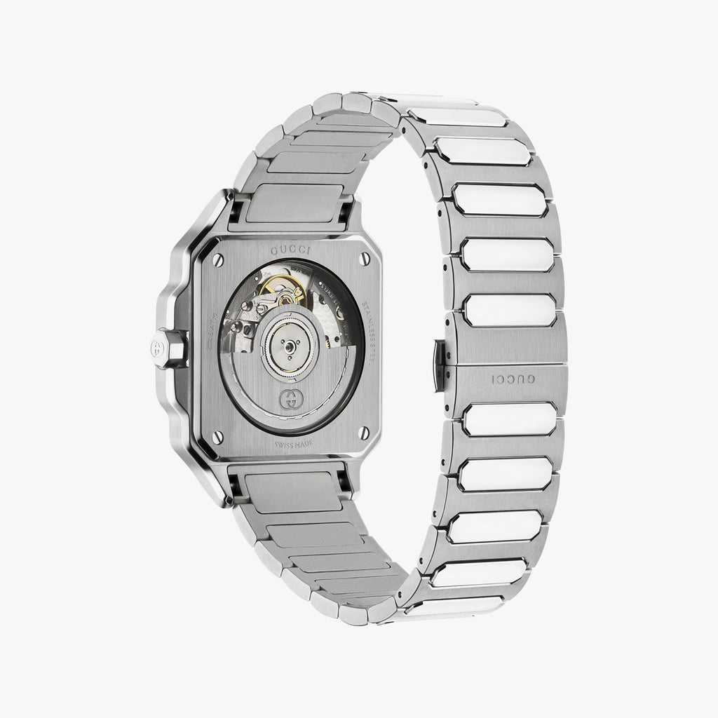 GUCCI Men's Stainless Steel Green Dial Automatic Watch | YA166404