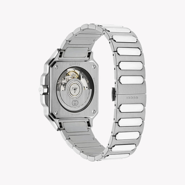 GUCCI Men's Stainless Steel Green Dial Automatic Watch | YA166404 by i-watch