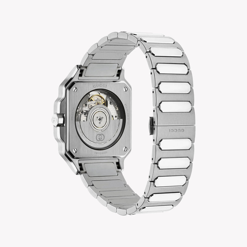 GUCCI Men's Stainless Steel Green Dial Automatic Watch | YA166404 by i-watch