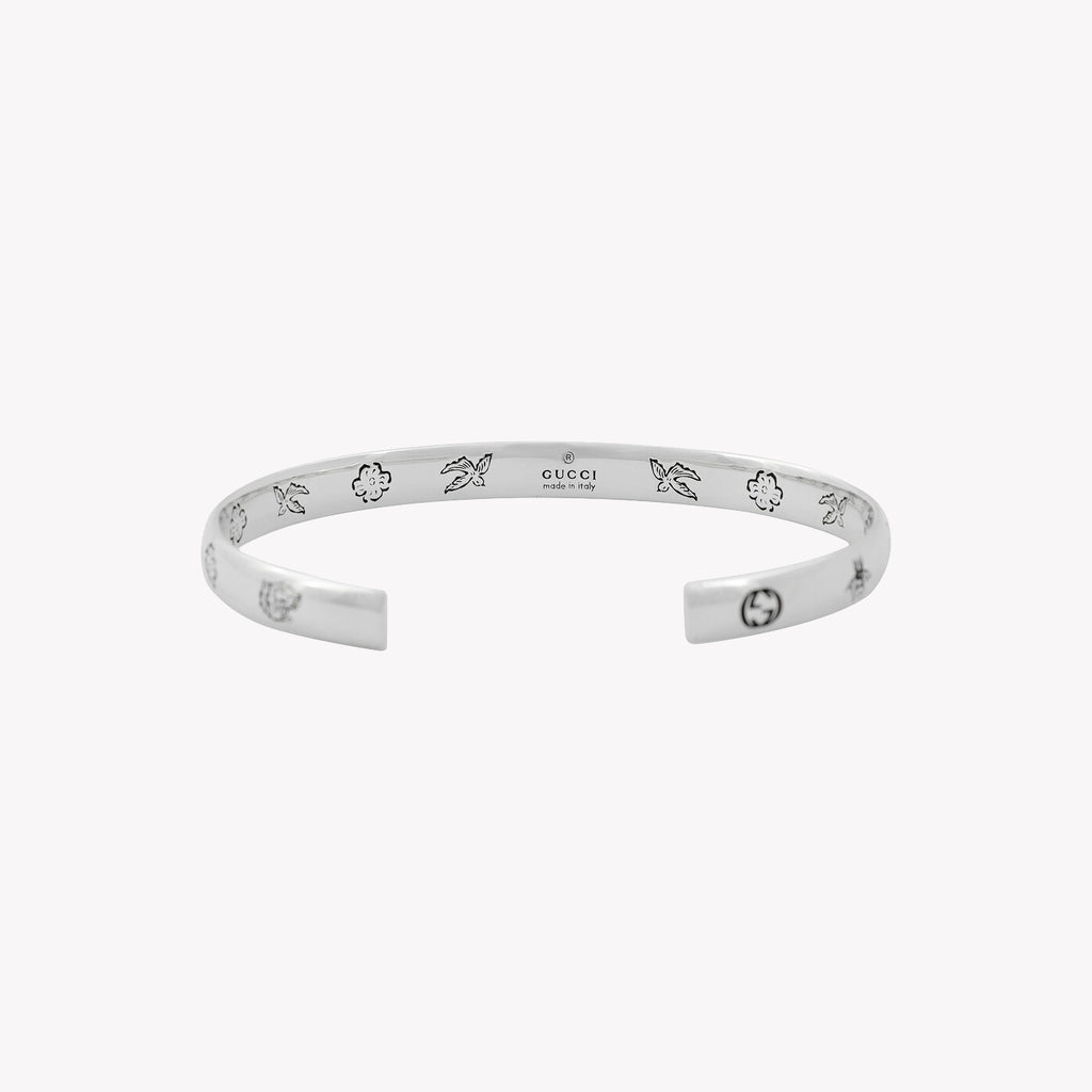 Gucci "Blind For Love" Silver Bracelet | YBA455242001 | Luxury Jewelry