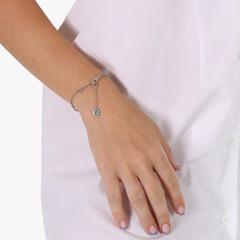 Sterling Silver Interlocking G Enamel Bracelet in Multiple Colors | YBA728951001 by i-watch