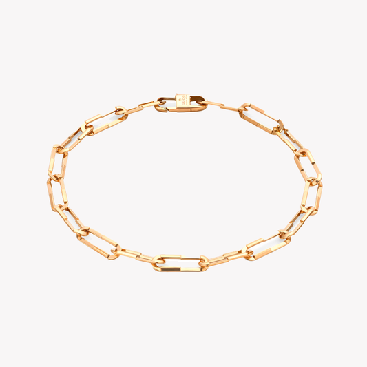 Link to Love 18Ct Rose Gold Chain Bracelet 18YBA744562001 | Elegant Jewelry