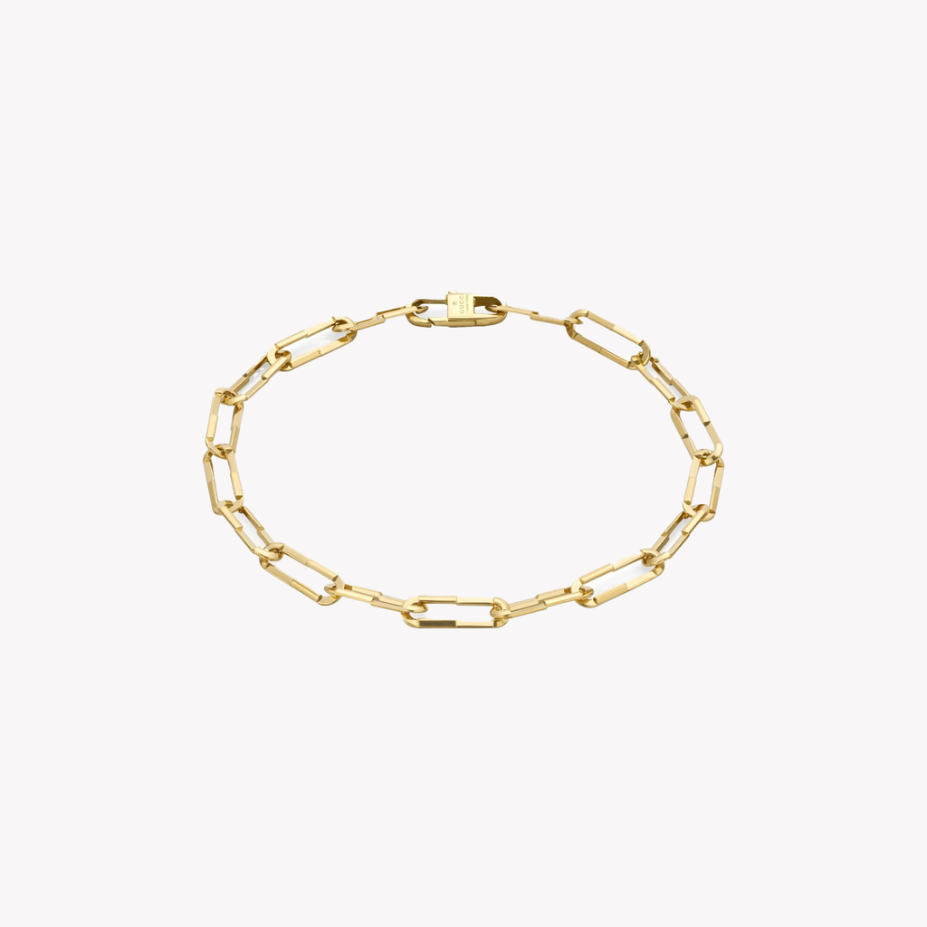 Gucci Link to Love 18ct Yellow Gold Chain Bracelet | YBA744562002