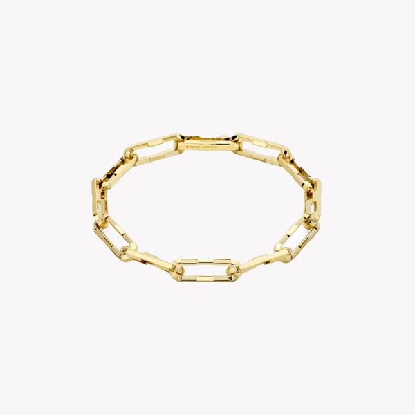 Gucci Link to Love Wide Chain Bracelet in Rose Gold | YBA744753001 by i-watch