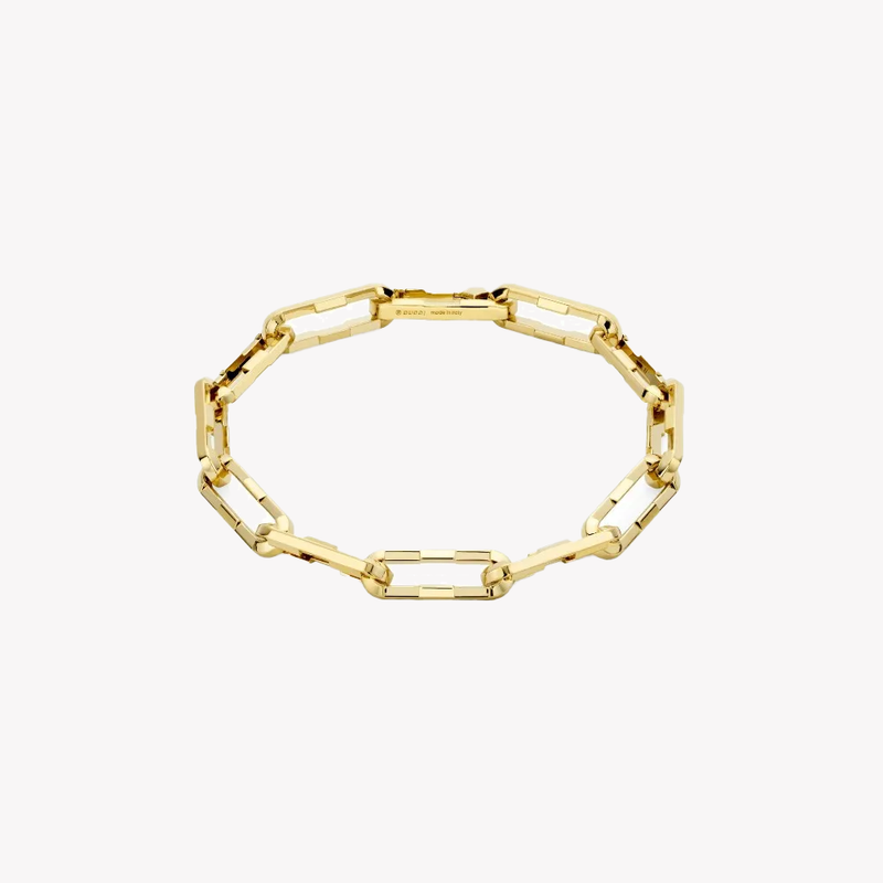 Gucci Link to Love Wide Chain Bracelet in Rose Gold | YBA744753001 by i-watch