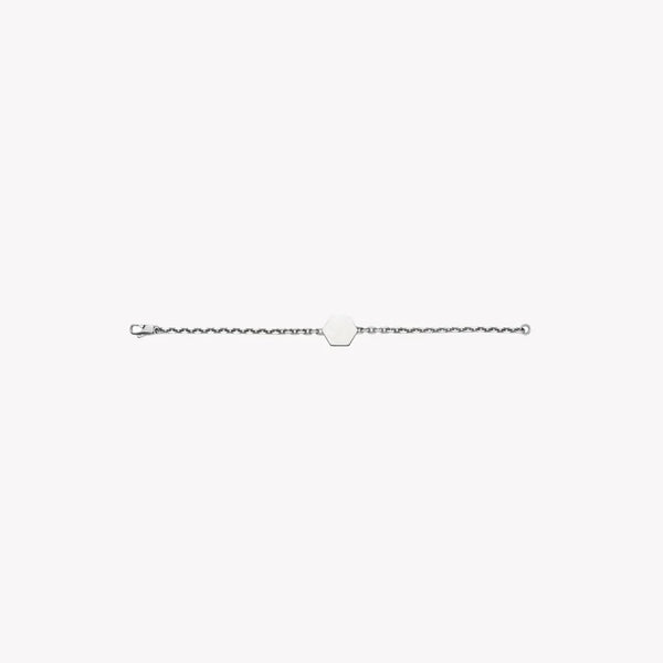 Gucci Trademark Thin Sterling Silver Link Bracelet | YBA779169001 by i-watch