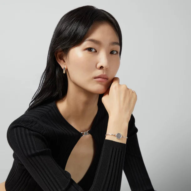 Gucci Trademark Thin Sterling Silver Link Bracelet | YBA779169001 by i-watch