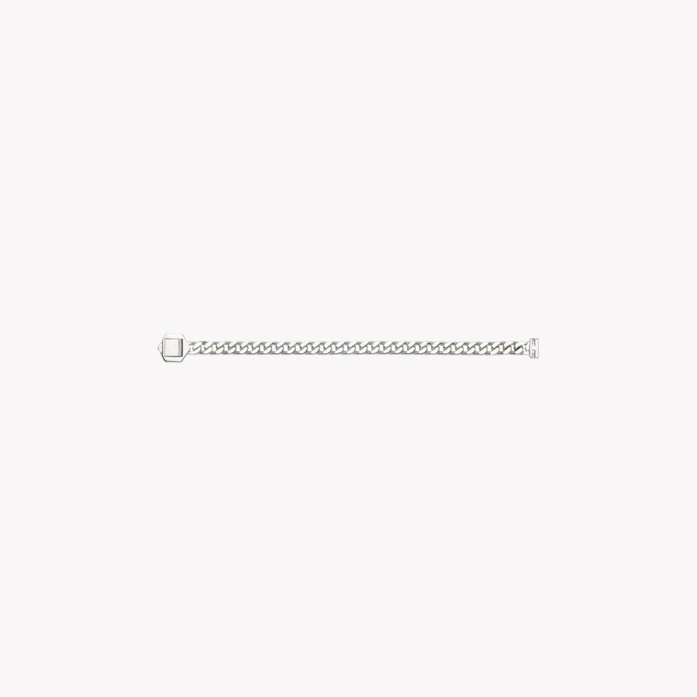 Gucci Trademark Wide Sterling Silver Link Bracelet | YBA779173001