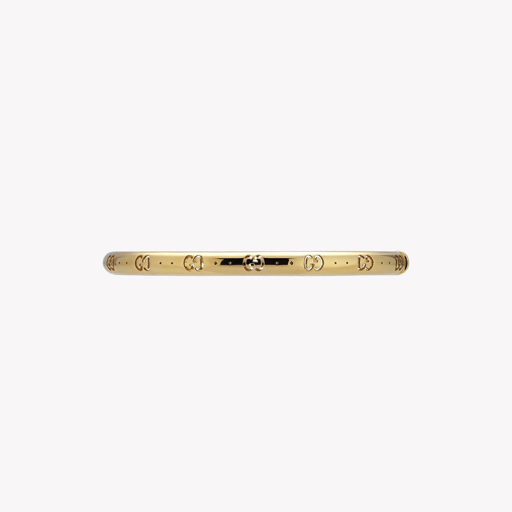 Gucci Icon Yellow Gold Bangle Size 17 | YBA809255001 by i-watch