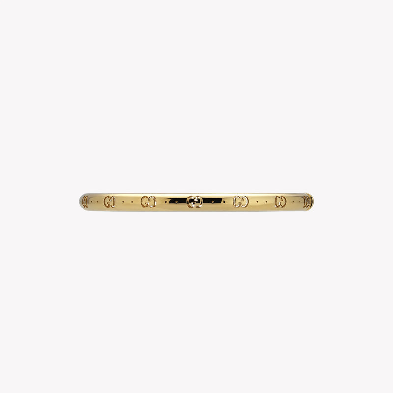 Gucci Icon Yellow Gold Bangle Size 17 | YBA809255001 by i-watch