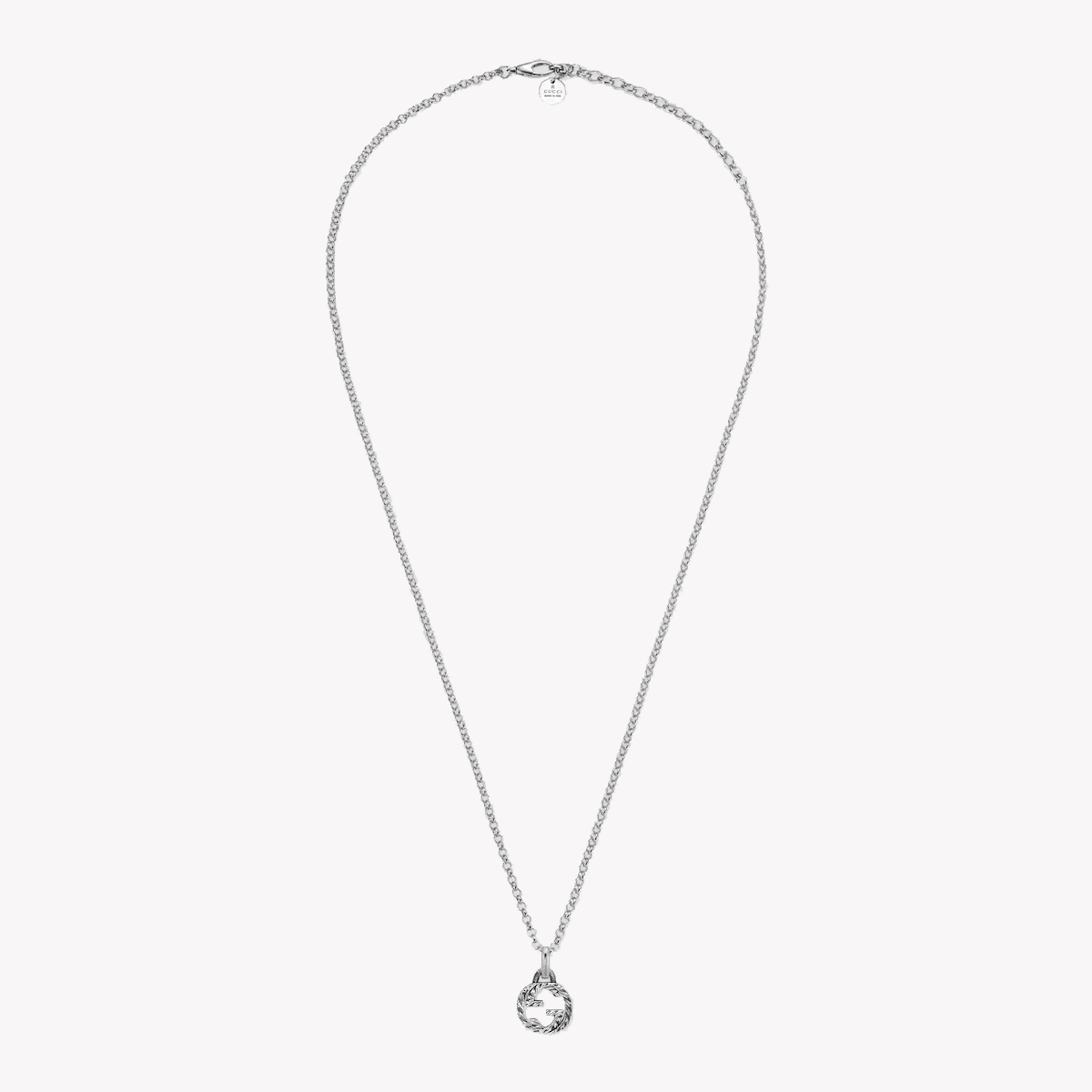 Interlocking G Pendant Necklace in Gold | YBB455535001 by i-watch