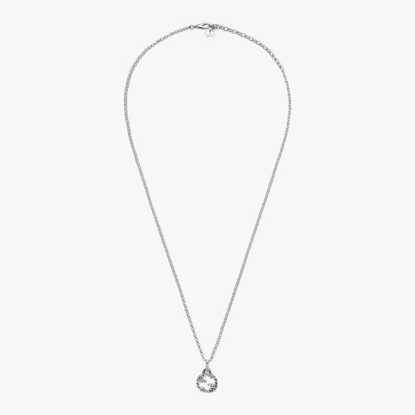 Interlocking G Pendant Necklace in Gold | YBB455535001 by i-watch