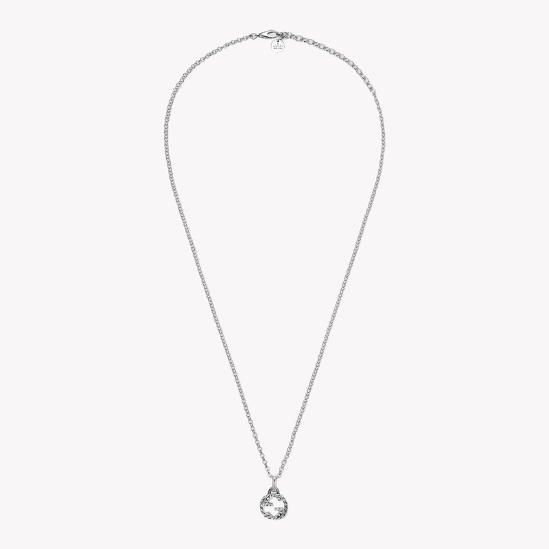 Interlocking G Pendant Necklace in Gold | YBB455535001 by i-watch