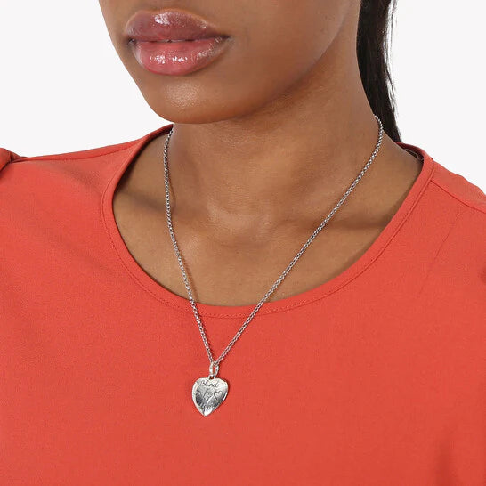 Blind For Love Necklace in Silver with Heart Pendant | YBB455542001 by i-watch