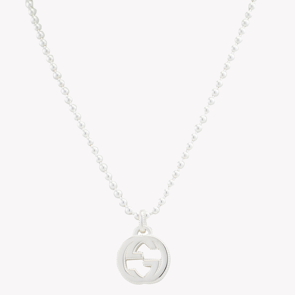 Interlocking G Necklace in Silver | YBB479219001 by i-watch