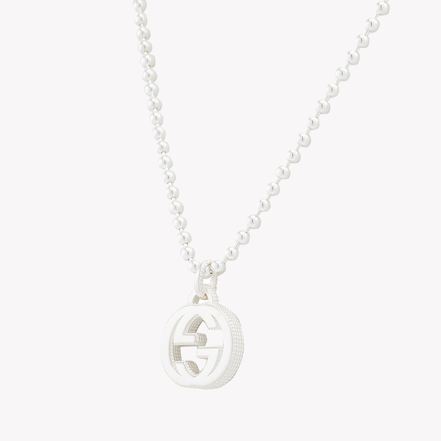 Interlocking G Necklace in Silver | YBB479219001