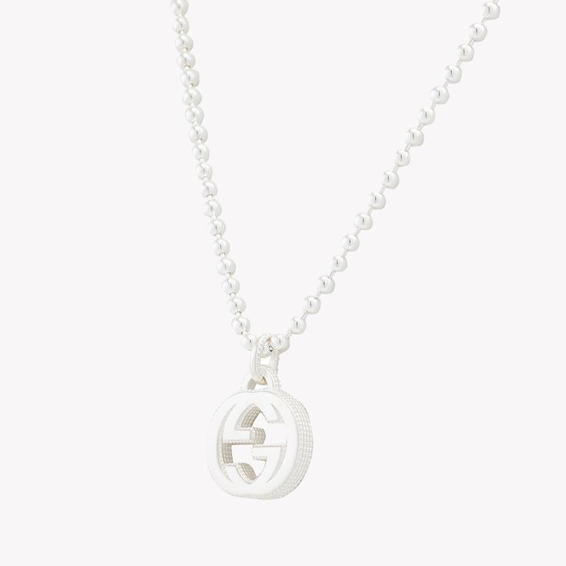 Interlocking G Necklace in Silver | YBB479219001 by i-watch