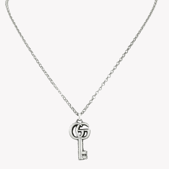 Double G Key Necklace in Rose Gold | YBB627757001 by i-watch