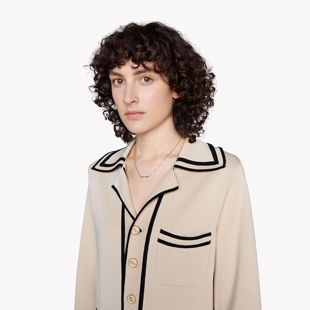 Link to Love Necklace with Gucci Bar in Yellow Gold | YBB662108001