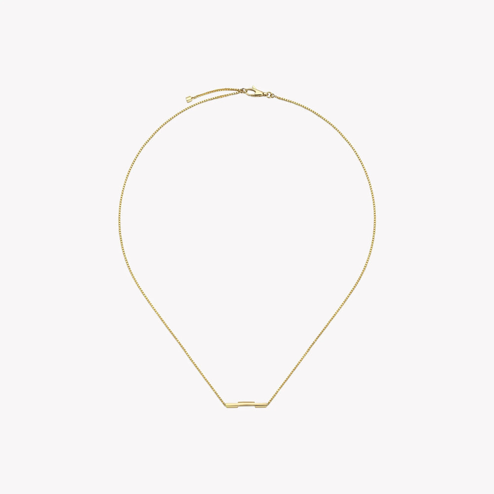 Link to Love Necklace with Gucci Bar in Rose Gold | YBB662108002 by i-watch
