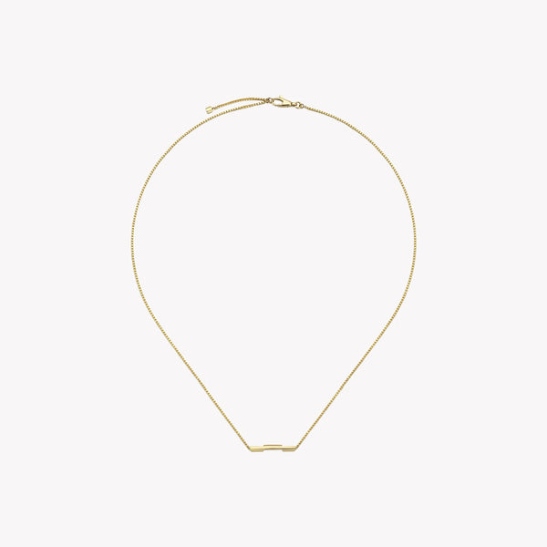 Link to Love Necklace with Gucci Bar in Rose Gold | YBB662108002 by i-watch