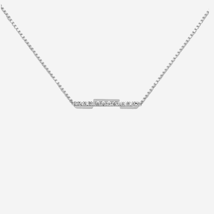 Link to Love Necklace with Diamonds in Rose Gold | YBB662132001 by i-watch
