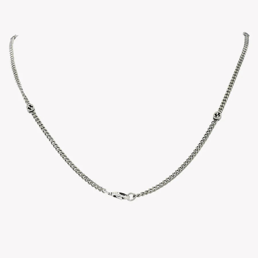 Men's 925 Sterling Silver Necklace 20" | YBB678651001 by i-watch