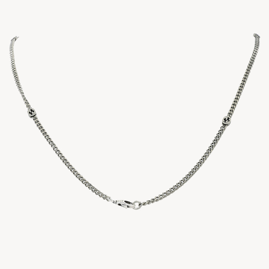 Men's 925 Sterling Silver Necklace 20" | YBB678651001