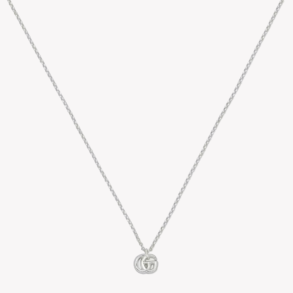 GG Marmont Necklace with Gucci Bar in Rose Gold | YBB770724001